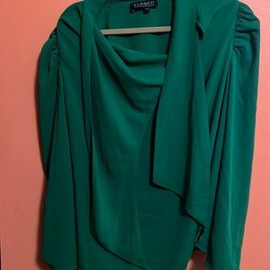 Beautiful Green Fall Blouse